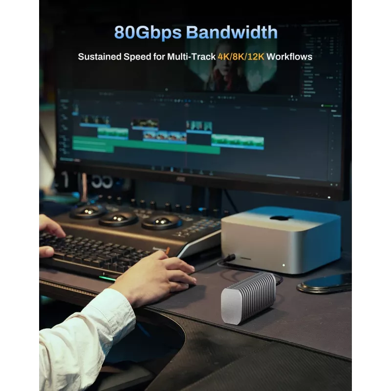 TerraMaster D1 SSD Pro Θήκη SSD Αλουμίνιο M.2