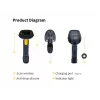 Σαρωτής barcode Equip Wireless 1D Laser, με βάση
