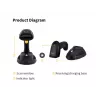 Σαρωτής barcode Equip ασύρματος 1D-Laser, μεγάλης εμβέλειας, με βάση