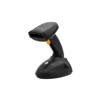 Σαρωτής barcode Equip ασύρματος χειρός 2D με μεγάλη εμβέλεια και βάση