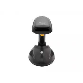 Σαρωτής barcode Equip ασύρματος χειρός 2D με μεγάλη εμβέλεια και βάση