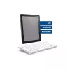 ACT Φορητό πληκτρολόγιο Bluetooth Azerty/BE-Layout ασύρματο λευκό 75%