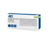 ACT Φορητό πληκτρολόγιο Bluetooth Azerty/BE-Layout ασύρματο λευκό 75%
