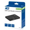 ACT USB 3.0 Καρταναγνώστης AC6370 CF MMC MS Duo MicroSD SDHC Μαύρο