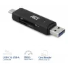 Καρταναγνώστης ACT USB-C/USB-A 3.0 Μαύρο