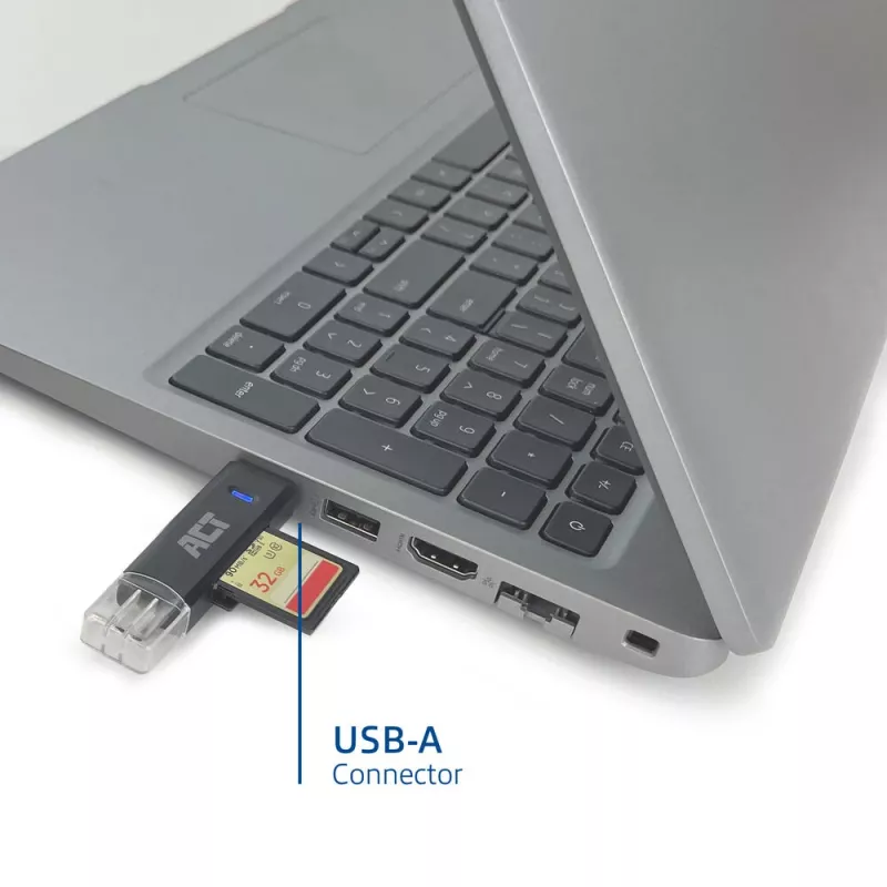 Καρταναγνώστης ACT USB-C/USB-A 3.0 Μαύρο