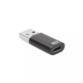 Αντάπτορας USB-A αρσενικό σε USB-C θηλυκό ACT AC7376 μαύρο