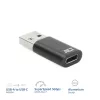 Αντάπτορας USB-A αρσενικό σε USB-C θηλυκό ACT AC7376 μαύρο