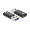 Αντάπτορας USB-A αρσενικό σε USB-C θηλυκό ACT AC7376 μαύρο