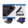 Βάση laptop ACT, με ανεμιστήρα, 5 θέσεων ρύθμισης ύψους, hub 2 θυρών