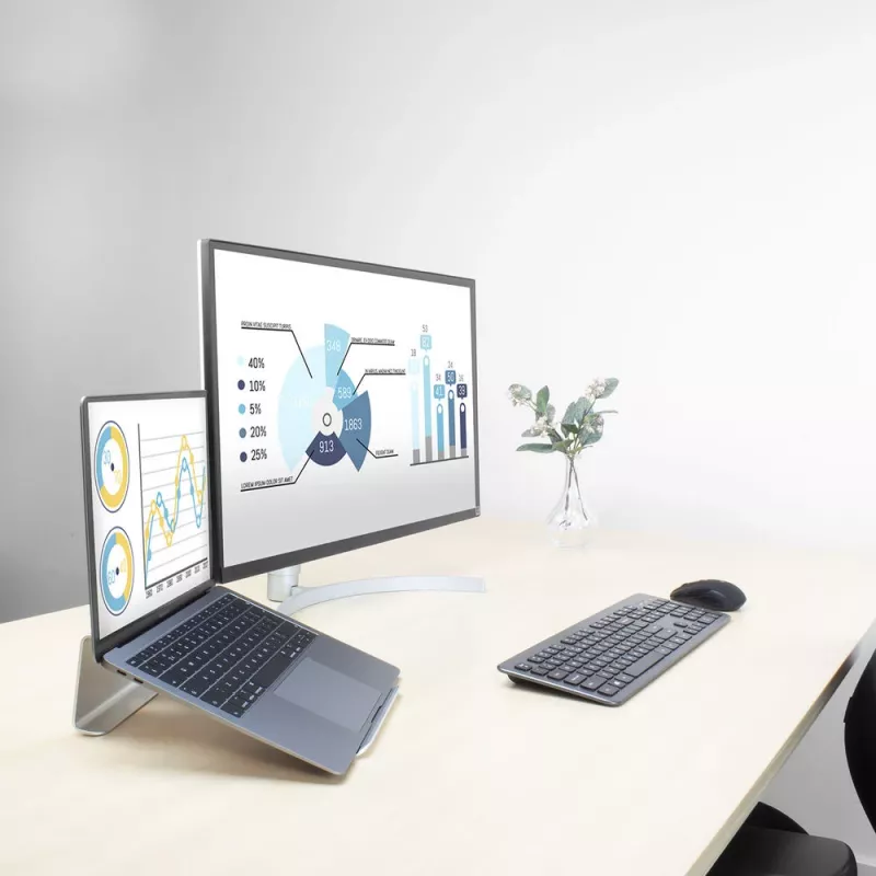 Βάση laptop ACT AC8115 Αλουμίνιο Γκρι 190x260x90 mm