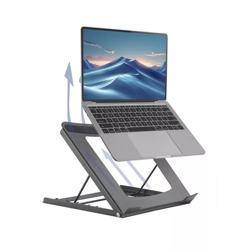 Βάση laptop ACT AC8145 5 ρυθμιζόμενες θέσεις ύψους Μαύρο