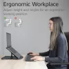 Βάση laptop ACT AC8150 Πτυσσόμενη 7 ρυθμιζόμενες θέσεις ύψους Μαύρο
