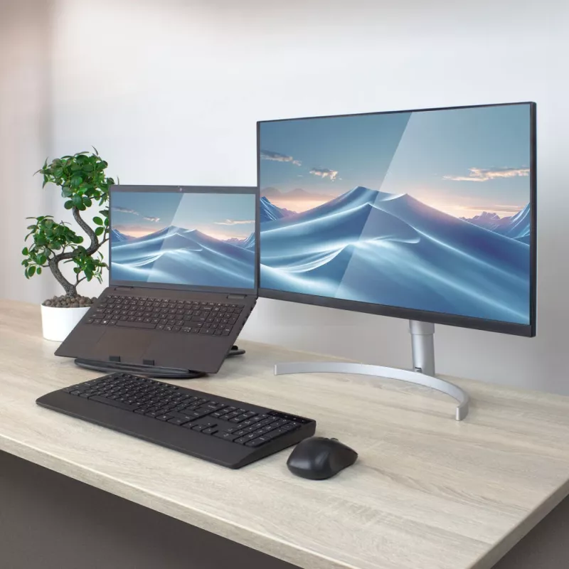 Βάση laptop ACT AC8150 Πτυσσόμενη 7 ρυθμιζόμενες θέσεις ύψους Μαύρο