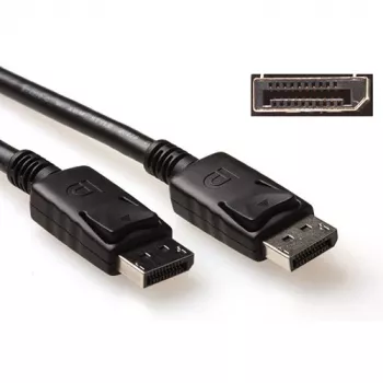 ACT 1 μέτρο Καλώδιο DisplayPort αρσενικό – αρσενικό, ακίδα τροφοδοσίας 20 συνδεδεμένη