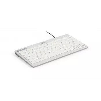 BakkerElkhuizen UltraBoard 950 V2 US Qwerty, ενσύρματο, USB, διακόπτες ψαλιδιού, QWERTY, σκούρο γκρι, ανοιχτό γκρι