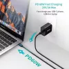 Καλώδιο USB Choetech CC0002 USB 2.0 1m USB-C μαύρο