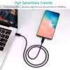 Καλώδιο USB Choetech CC0002 USB 2.0 1m USB-C μαύρο