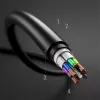 Καλώδιο USB Type-C σε Type-C CHOETECH CC0004-V2, 3 m, PD 20W, μαύρο