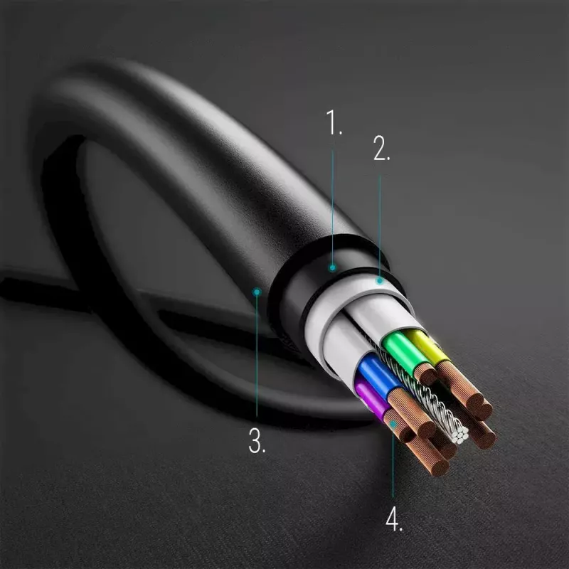 Καλώδιο USB Type-C σε Type-C CHOETECH CC0004-V2, 3 m, PD 20W, μαύρο