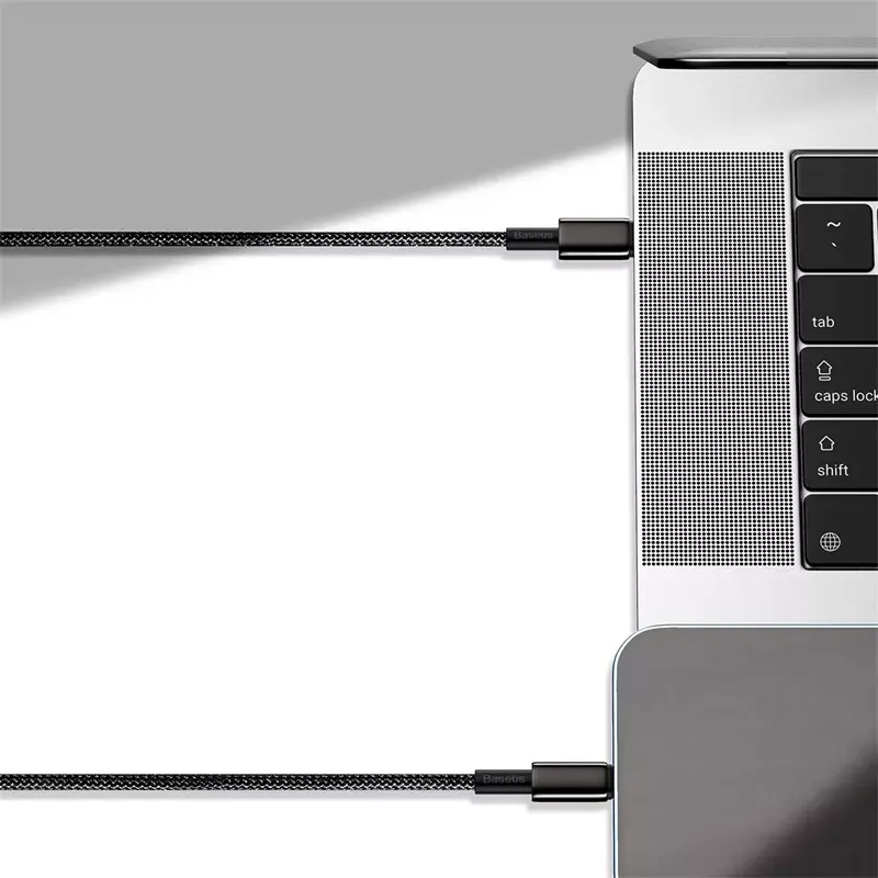 Καλώδιο Baseus Tungsten Gold 1 m μαύρο Lightning σε USB C