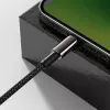 Καλώδιο Baseus Tungsten Gold 1 m μαύρο Lightning σε USB C
