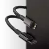 Καλώδιο Baseus Tungsten Gold 1 m μαύρο Lightning σε USB C