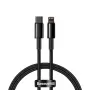 Καλώδιο Baseus Tungsten Gold 1 m μαύρο Lightning σε USB C