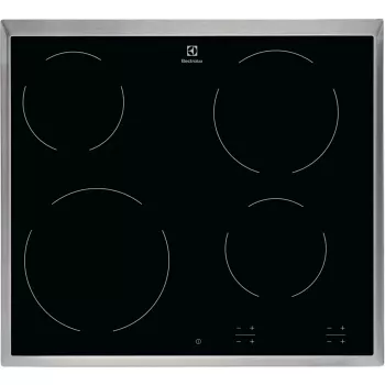Electrolux EHF6240XXK Μαύρη Εντοιχιζόμενη 57,6 cm Κεραμική εστία 4 Ζώνες