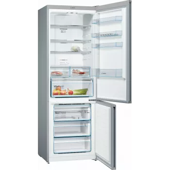 Bosch Serie 4 KGN49XLEA Ψυγειοκαταψύκτης Ελεύθερης τοποθέτησης 438 L Ανοξείδωτο ατσάλι