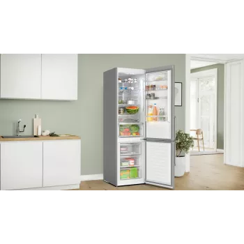 Bosch Serie 6 KGN39AIBT Ψυγειοκαταψύκτης Ελεύθερης τοποθέτησης 363 L Ανοξείδωτο ατσάλι