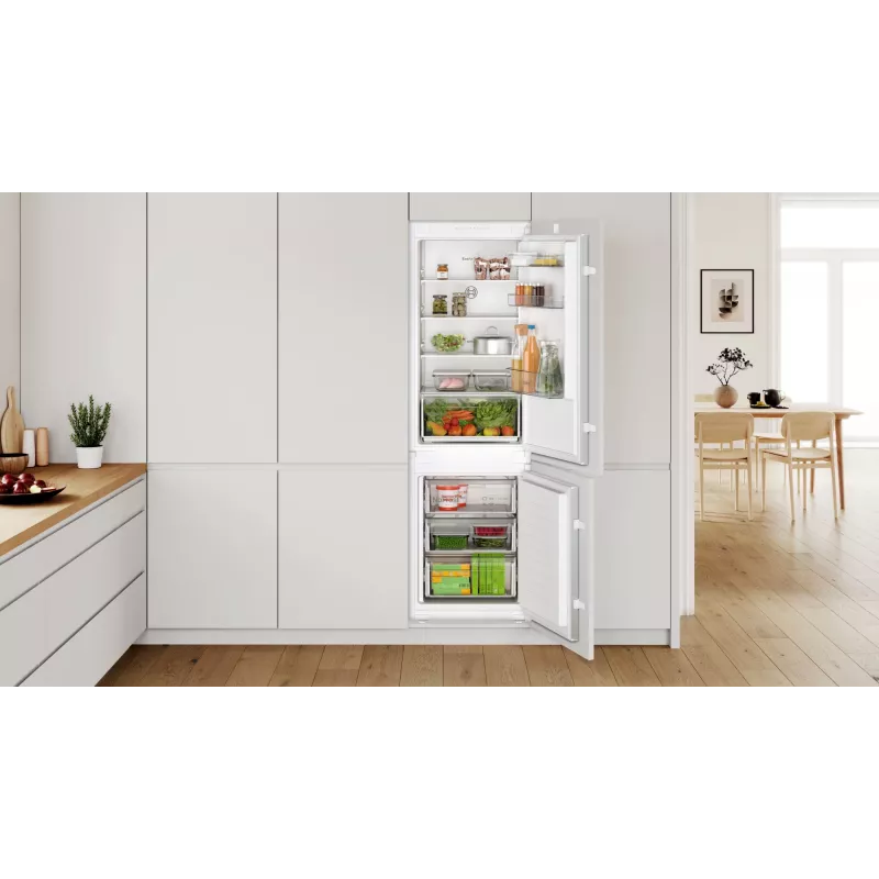 Bosch Serie 2 KIN86NSE0 Ψυγειοκαταψύκτης Εντοιχιζόμενος 260 L
