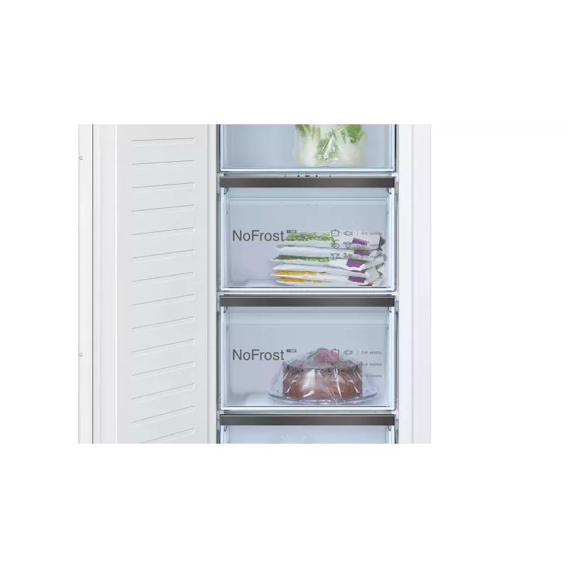 Bosch Serie 8 GIN81HNE0 Καταψύκτης Όρθιος καταψύκτης Εντοιχιζόμενος 212 L Λευκό