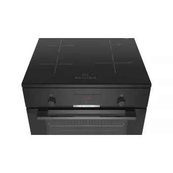 Bosch Serie 4 HLN39A060U Κουζίνα Ελεύθερης τοποθέτησης Κουζίνα Ηλεκτρική εστία Εστία επαγωγής με ζώνες Μαύρο