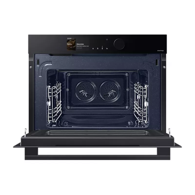 Samsung NQ5B6753CAK/U3 εντοιχιζόμενος συμπαγής φούρνος με λειτουργία μικροκυμάτων, 50 λ., καθαρισμός με ατμό, Wi-Fi, μαύρος
