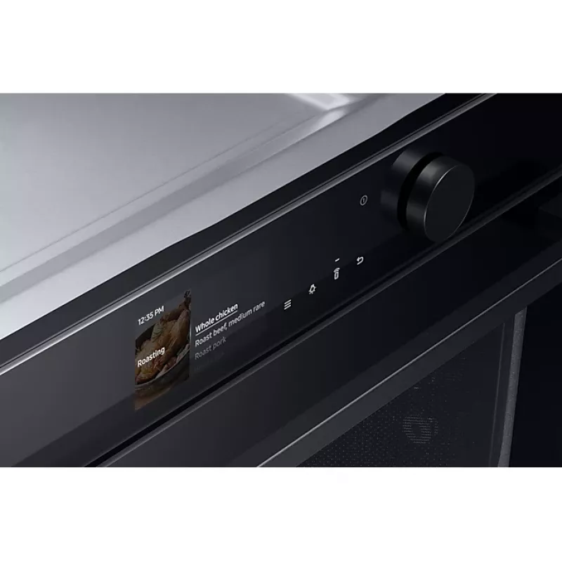 Samsung NQ5B6753CAK/U3 εντοιχιζόμενος συμπαγής φούρνος με λειτουργία μικροκυμάτων, 50 λ., καθαρισμός με ατμό, Wi-Fi, μαύρος