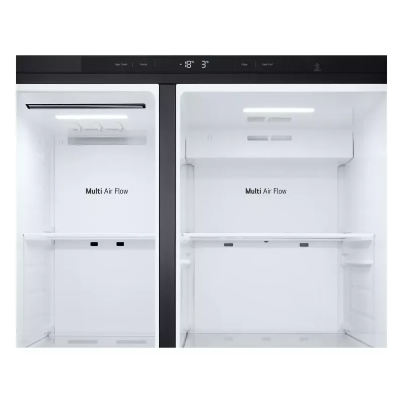 LG GSBC40EPPE Ψυγείο Side-by-Side Ελεύθερο 664 L E Μαύρο