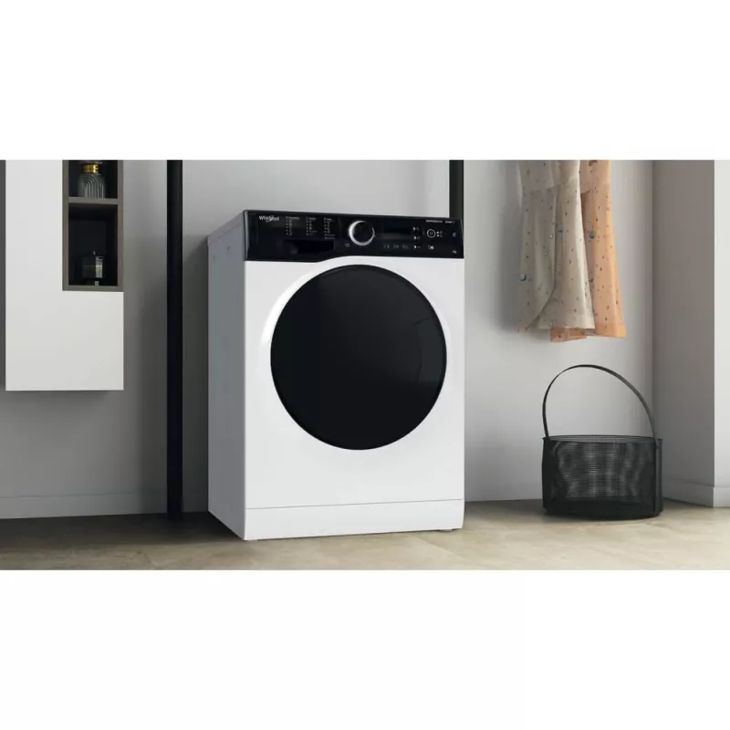 Whirlpool WRSB 7259 D EU Πλυντήριο ρούχων μπροστινής φόρτωσης 7 kg 1151 στρ/λεπτό Μαύρο, Λευκό