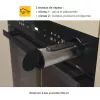 Whirlpool AKZ9S 8270 FB 73 L Μαύρο