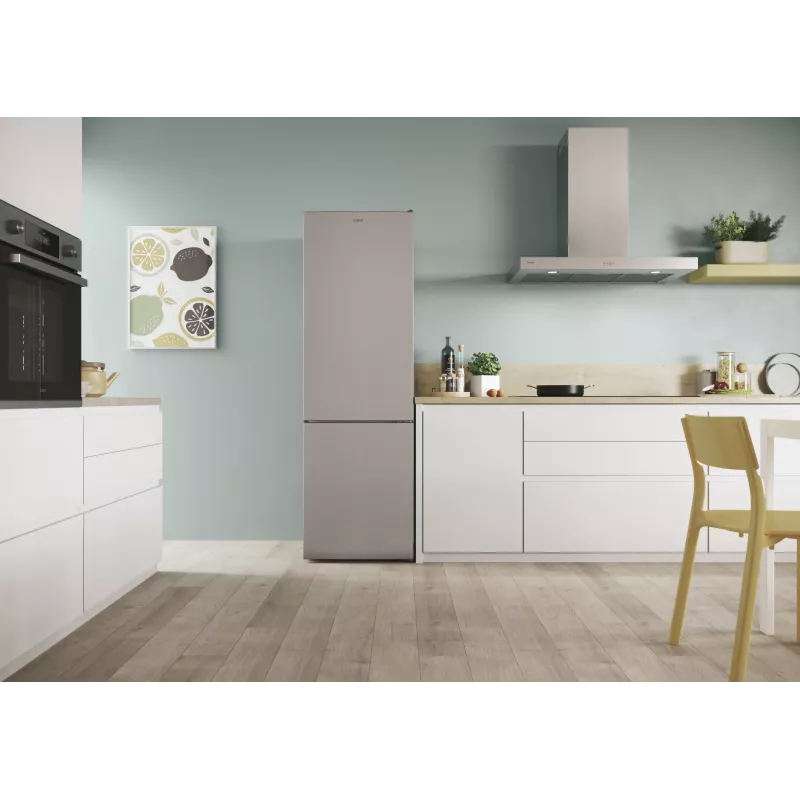 Candy City Combi CCT3L517ES Ελεύθερο 260 L Ασημί