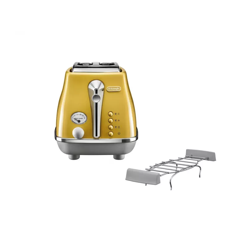 De’Longhi Icona Capitals 2 φέτες 900 W Κίτρινο