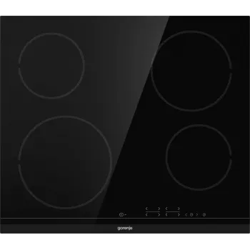 Εστία Gorenje ECT641BCSC Μαύρο Εντοιχιζόμενη 60 cm Υαλοκεραμική εστία 4 ζώνες
