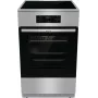 Gorenje 740742 Κουζίνα Ελεύθερη κουζίνα Ηλεκτρική κουζίνα Επαγωγικές ζώνες Μαύρο, Ανοξείδωτο ατσάλι