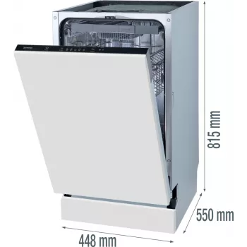Gorenje GV 520 E 10 EB Πλήρως εντοιχιζόμενο 11 σερβίτσια