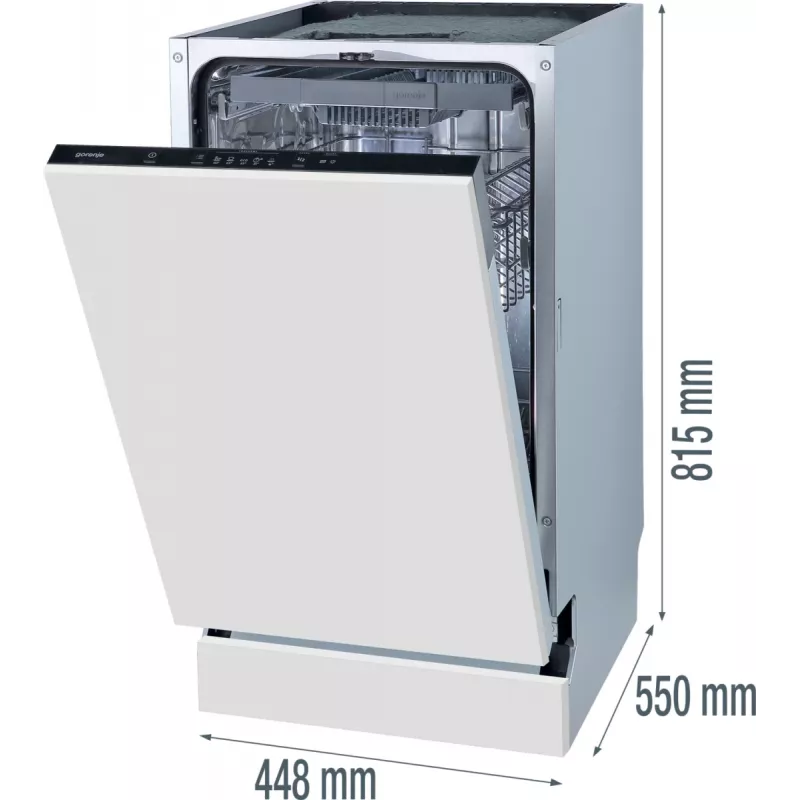 Gorenje GV 520 E 10 EB Πλήρως εντοιχιζόμενο 11 σερβίτσια