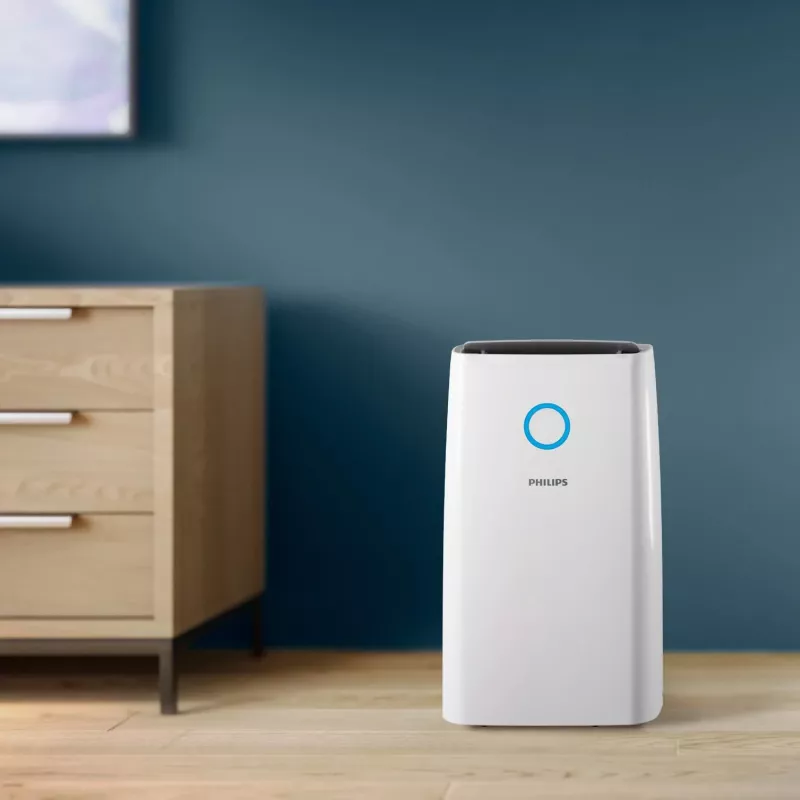 Philips 3000 series DE3306/11 Αφυγραντήρας 4 L 51 dB Λευκό, Ανοιχτό γκρι