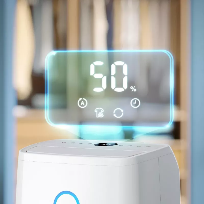 Philips 3000 series DE3306/11 Αφυγραντήρας 4 L 51 dB Λευκό, Ανοιχτό γκρι