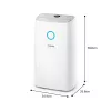 Philips 3000 series DE3306/11 Αφυγραντήρας 4 L 51 dB Λευκό, Ανοιχτό γκρι
