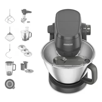Κουζινομηχανή Kenwood KHC30.070GY — 1000 W, μπολ ανοξείδωτο 4,3 L, περιστροφικός διακόπτης, γκρι