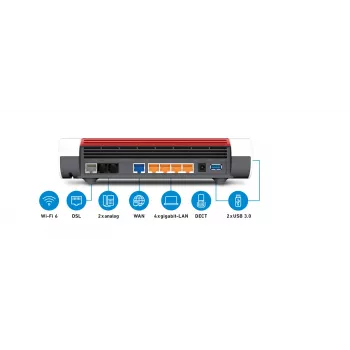 Επιτραπέζιο router FRITZ!Box 7590 AX Dual-Band Wi-Fi 6